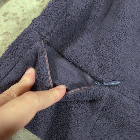 Horny Toad Purple Fleece Cowl Neck Sweater Women Size M Pullover Outdoor Camping - Picture 5 of 8